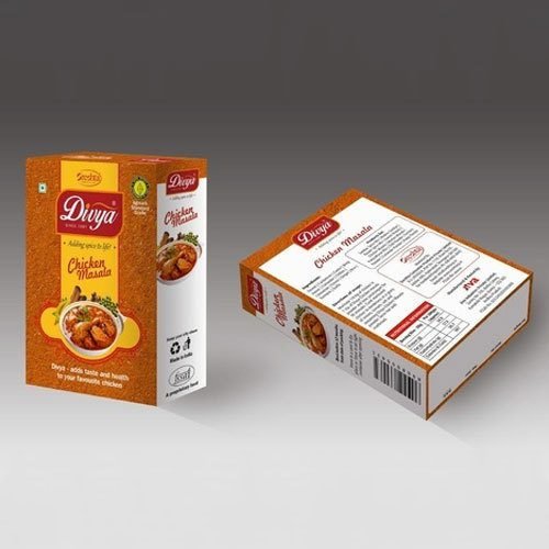 Printed Masala Packaging Boxes